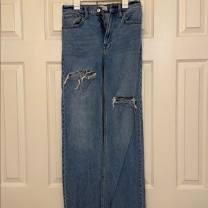 Abercrombie & Fitch Light Blue High Rise Jeans